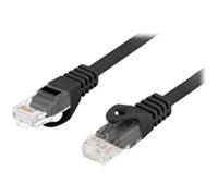 Lanberg PCU6-10CU-0100-BK LANBERG PATCHCORD CAT.6 UTP LSZH CU 1M SCHWARZ FLUKE ZERTIFI
