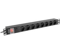 Lanberg PDU-08E-0200-BK LANBERG STECKDOSENLEISTE RACK PDU 19" LANBERG 1U 16A 8X 230V