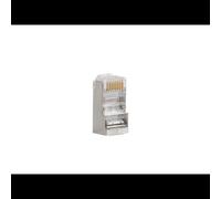 Lanberg PLS-6000EZ Connecteurs RJ-45 Cat6 F/UTP (FTP) Gris - Boîte de 100 unités pour câblage réseau structuré haute performance