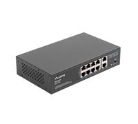 Lanberg Commutateur non géré RSFE-8P-2GE-120 8x Gigabit PoE 120W, 2x Gigabit Uplink, 1U Rack