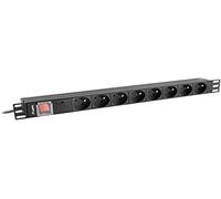 LANBERG Power Strip PDU Rack 19 (1U 16A 7X Shuko 2 m)