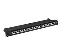 Lanberg Panneau de brassage PPS7-1024-B 24 ports 1U Cat.7 FTP noir