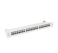Lanberg Panneau de brassage PPS7-1024-S 1U 24 ports Cat7 FTP Gris Gestion câbles