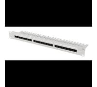 Lanberg PPU6-1124-S Baie de Branchement 1U 24 ports Cat6 Acier Gris - Perte d'Insertion 0.2dB - 482.6mm x 44.5mm x 98mm - Température d'opération -10°C à 60°C