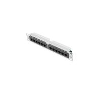 Lanberg PPU6-9012-S Baie de Branchements Cat6 12 Ports Gris Métal 270g, Panneau de Brassage Réseau
