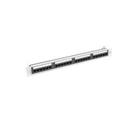 Lanberg PPUA-1024-S Baie de Branchement 1U 24 Ports Cat6a U/UTP (UTP) Gris, ABS/Métal, Montage Rack 1U, Dimensions 445x44,5x102mm, 700g