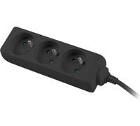 Lanberg PS0-03E-0300-BK LANBERG Bâtis de prises 3M 3X 230V PL CÂBLE A COUPLES NOIRS
