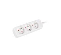 Lanberg Multiprise PS0-03E-0300-W 3 prises AC 3 m intérieur blanc