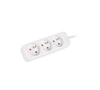 Lanberg Multiprise PS0-03E-0300-W 3 prises AC 3 m intérieur blanc