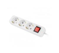 Lanberg PS1-03F-0150-W Prise multiple Lanberg 3x Schuko, cuivre, 1.5m blanc