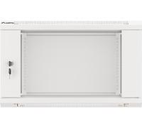 Lanberg Rack Armoire murale 19" 6U/600X450 Porte vitrée grise