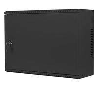 Lanberg Rack Armoire Murale 19" WAF1, 4U Porte en métal Noir