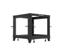 Lanberg Rack Autonome 9U OR01-6109-B Noir, Charge Max 600kg, Dimensions 600x657x577mm, Profondeur de Montage 57.6-103.4cm, Roues, 19"