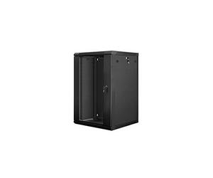 'lanberg - Rack cabinets - lanberg Wall-Mounted Rack 19 demounted Flat Pack 18U/600 x 600 mm Black