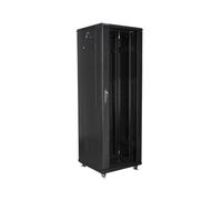 Lanberg rack de communication 19" autoportant 37U, 600x600 à monter soi-même, noir