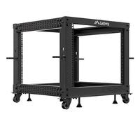 Lanberg Rack Ouvert 19" 9U 600X600-1100 réglable Noir