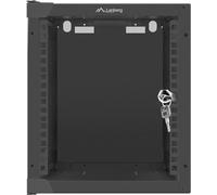 Lanberg Rack Wandschrank 10" 6U/280X310 Glastür schwarz