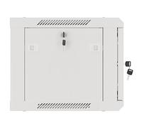 Lanberg Armoire Rack 19" murale WF01-6406-00S 6U 600x450 mm Gris Porte métal verrouillable IP20