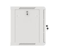 Lanberg Armoire rack 19" murale 9U 600x450 porte métallique grise (emballage plat)