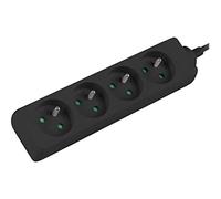 LANBERG REGLETA 1M 4 ENCHUFES Para SISTEMA UPS PS0-04E-0100-IEC-BK