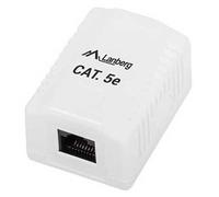 lanberg rosace murale rj45 1 prise ou5 0001 w
