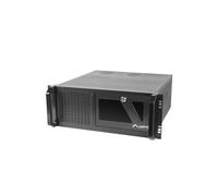 Lanberg SC01-4504-08B Châssis Serveur Rack 4U Noir, 2 Ventilateurs, 6 Baies HDD Supportées, 2 Ports USB 2.0, Stockage Installé 0 Go