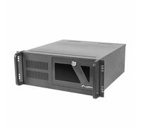 Lanberg Châssis Rack SC01-4504-10B 4U 3 ventilateurs 7 baies 19 pouces Noir acier