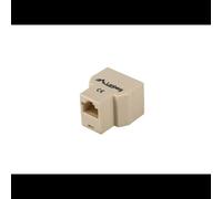 Lanberg Séparateur Voix/Données AD-RJ45-2RJ45-OU Beige, Connecteur RJ45 Femelle/Femelle, 1 port Entrée, 2 ports Sortie, 3 ports Ethernet, Certification CE