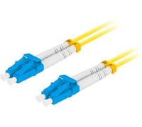 Lanberg SM LC/UPC-LC/UPC DUPLEX fibre optique patchcord 3.0mm LSZH G657A1 2m jaune
