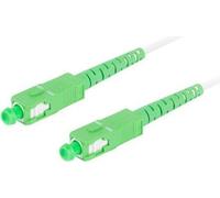 Lanberg SM SC/APC-SC/APC SIMPLEX 3.0mm fibre optique patchcord G657B3 20m blanc