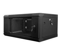 Lanberg WF01-6404-10B Armario Rack de Pared 4U 19" Negro