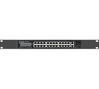 Lanberg Switch non géré RSFE-24P-2C-360 – 26 ports Gigabit (24 PoE+) 2 x SFP 360W 1U