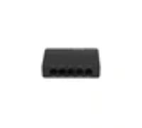 Lanberg Switch réseau non géré DSP2-1005-12V 5 ports Gigabit Noir