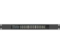 Lanberg Switch rack 19" PoE+ 24x 100Mb PoE+/2x SFP ETHERNET 360W - Switch - Ethernet