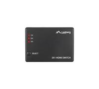 Lanberg Switch Video 3x HDMI Micro-USB Port Fernb. schwarz