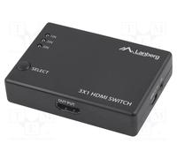 LANBERG 5 X HDMI Switch Video + Micro USB Black Remo Control