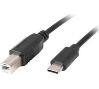 Lanberg USB-C (M) -> USB-B (M) 2.0 câble ferrite 1,8 m