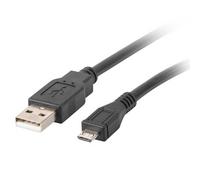LANBERG Câble USB 2.0 Homme/Micro USB Homme 0.3m Noir