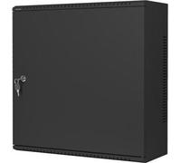Lanberg WAF1-5203-06-00B Lanberg Armoire murale rackable 19" WAF1, 6U Porte métallique noire