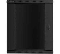 Lanberg WF01-6415-10B Lanberg Armoire murale rackable 19" 15U/600X450 porte vitrée noire