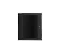 Lanberg WF01-6415-10B Rack Mural 15U 19" Noir, Charge Max 60kg, Profondeur 450mm, Serrure à Clé, IP20, Incl. Ecrous