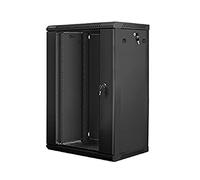 Armoire Rack LANBERG 18U 600X450X901 Auto-ASSEMBLÉE 19' jusqu'à 60 KG Noir