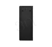 Armoire Rack murale Lanberg 27U 19"" noir RAL 9004 - verrouillable, aérée, avec porte en verre trempé