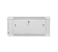 Lanberg support mural 19 flat pack 4u 600x600mm gris démonté wf01-6604-10s G
