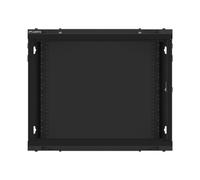 Lanberg WF01-6609-00B Armoire Murale Rack 19 Pouces 9U Noir Acier