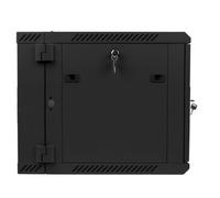 LANBERG Armoire dinstallation suspendue à deux sections 19 9U 600X600mm noir - WF02-6609-10B