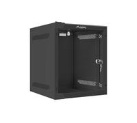 Lanberg WF10-2306-10B Armoire Murale Rack 10 Pouces 6U IP20 Baie de Brassage Acier