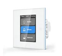 LANBON LCD interrupteur connecté,DIY Interrupteur Tactile Intelligent 1/2/3 Gang Compatible avec Alexa,Google Home,HomeKit/Smart Life APP Contrôle, Commutateur WiFi avec Vocale et Temps, L8-HS