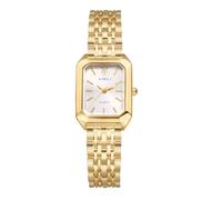 Lancardo Montre Quartz Femme Montre Rectangulaire Femme,Mouvement à Quartz,Bracelet en Acier Inoxydable ou en Cuir