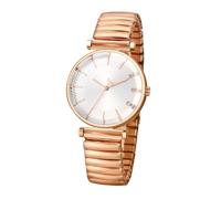 Lancardo Montres-bracelets femmes élastiques montres pour femmes : montre à quartz analogique claire facile à lire avec échelle à barres en acier inoxydable bracelet extensible montres cadeaux pour